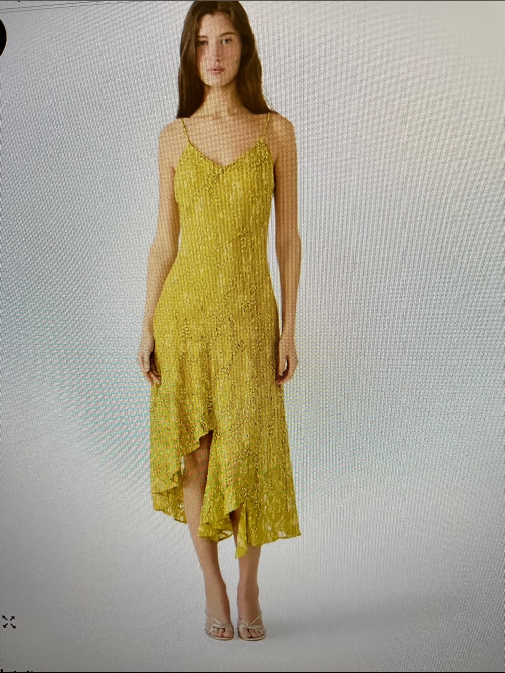 Steve Madden Sweetheart neck fern lace  Midi Dress size 14. Color Oilslick